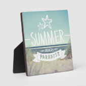 Summer Beach Paradise Fotoplatte (Vorderseite)