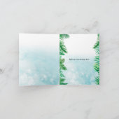 Summer Beach Party Dankeskarte (Innenseite)