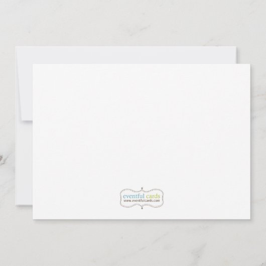 Summer Beach Party Einladung (Rückseite)