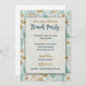 Summer Beach Party Einladung, Größe: 5" x 7" Einladung (Vorne/Hinten)