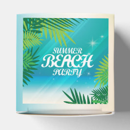 Summer Beach Party Geschenkschachtel
