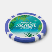Summer Beach Party Pokerchips (Einzeln)