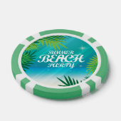 Summer Beach Party Pokerchips (Einzeln)