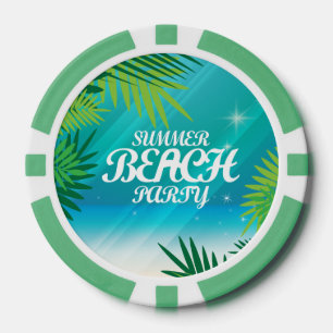 Summer Beach Party Pokerchips
