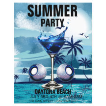 Summer Beach Party Promotions Marketing Event