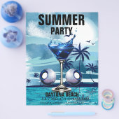 Summer Beach Party Promotions Marketing Event Flyer (Einzeln)