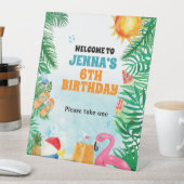 Summer Beach Party Sockelschild (In Situ)