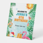 Summer Beach Party Sockelschild (Vorderseite)