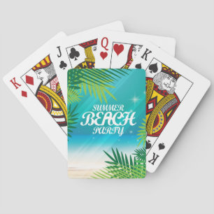 Summer Beach Party Spielkarten