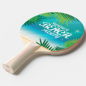 Summer Beach Party Tischtennis Schläger (Vorderseite)