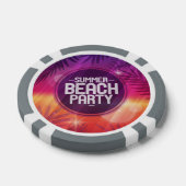 Summer Beach Partys Night Pokerchips (Einzeln)