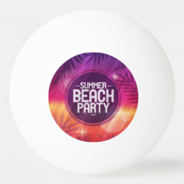 Summer Beach Partys Night Tischtennisball