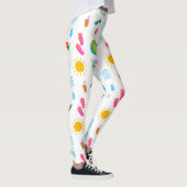 Summer Beach Pattern Leggings (Rechts)
