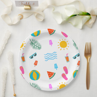 Summer Beach Pattern Paper Teller
