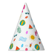 Summer Beach Pattern Party Hats Partyhütchen (Rechts)
