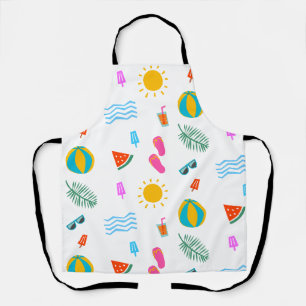 Summer Beach Pattern Schürze