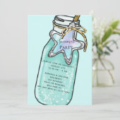 Summer Beach Pool Party Einladung (Stehend Vorderseite)