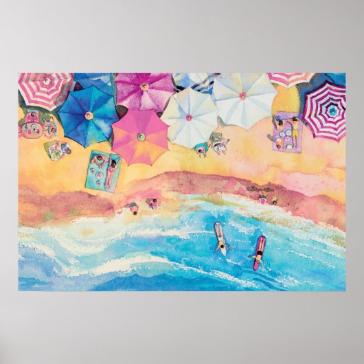 Summer Beach Poster (Vorne)