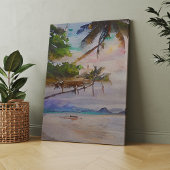 Summer Beach Postkarten - 1/3 Leinwanddruck