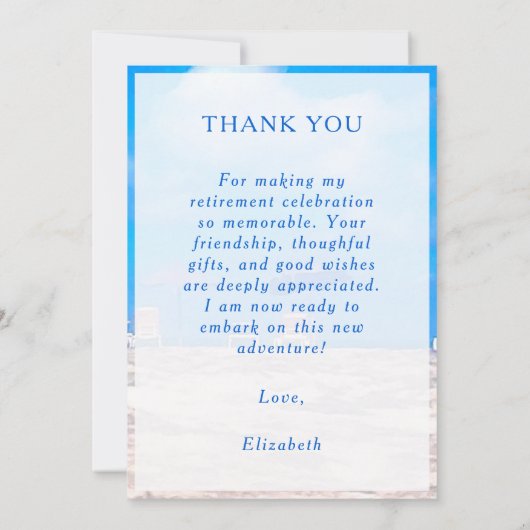 Summer Beach Retirement (Rückseite)