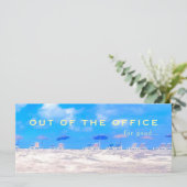 Summer Beach Retirement Congratulations Card (Stehend Vorderseite)