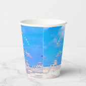 Summer Beach Retirement Party Pappbecher (Rechts)