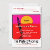 Summer Beach Retro Poster Einladung (Vorderseite)