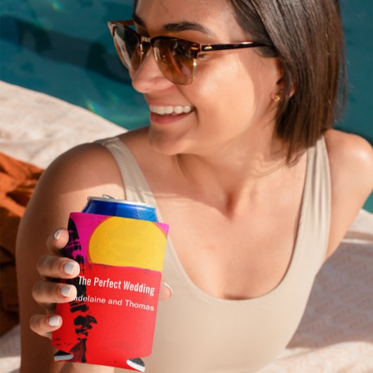 Summer Beach Retro Poster Selters Dosenkühler