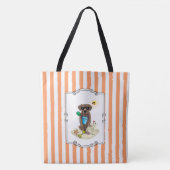 Summer Beach Schokolade Labrador Hund Labrador Ret Tasche (Vorderseite)