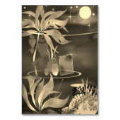 Summer Beach Sea Café Bar Cocktail Party Tischnummer (Rückseite)