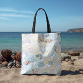 Summer Beach Seashells Muster Tasche