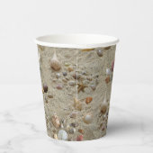 Summer Beach Seashells Pappbecher (Rechts)