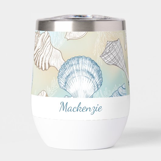 Summer Beach Seashells Personalisiert (Vorderseite)