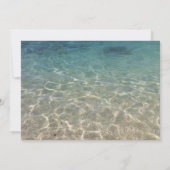 Summer Beach Starfish Brautparty Einladung (Rückseite)