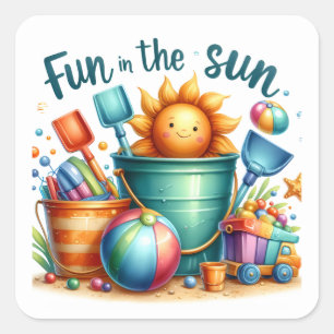 Summer Beach Stickers