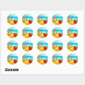 Summer Beach Stickers (Blatt)