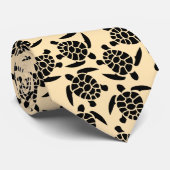 Summer Beach Style Turtle Pattern Krawatte (Gerollt)