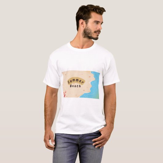 Summer beach T-Shirt (Vorne ganz)