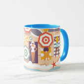Summer Beach Tasse (VorderseiteRechts)