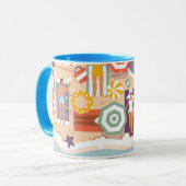 Summer Beach Tasse (Vorderseite Links)