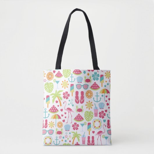 Summer Beach Thema Tasche (Vorderseite)