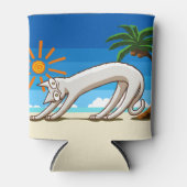 Summer Beach Tropical Cat Dosenkühler (Vorderseite)
