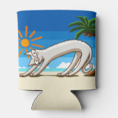 Summer Beach Tropical Cat Dosenkühler (Rückseite)