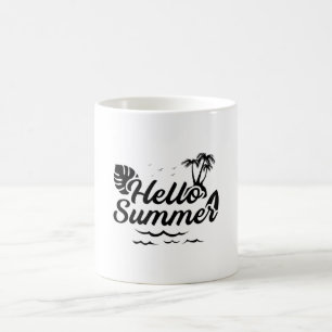 Summer Beach Vacation Surf Sea Sonnenschein Gesche Kaffeetasse