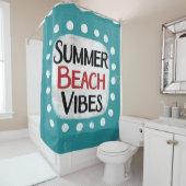 Summer Beach Vibes Duschvorhang (Beispiel)