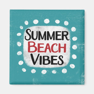 Summer Beach Vibes Kühlschrank Magnet