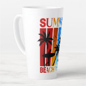 Summer Beach Vibes Milchtasse (Linke Ecke)