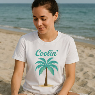 Summer Beach Vibes Palm Tree T-Shirt