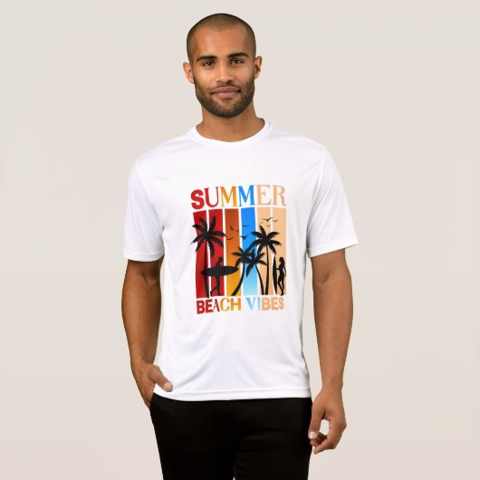 Summer Beach Vibes T-Shirt (Vorne ganz)