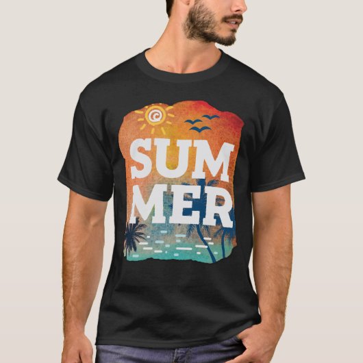 Summer Beach Vibes T-Shirt (Vorderseite)